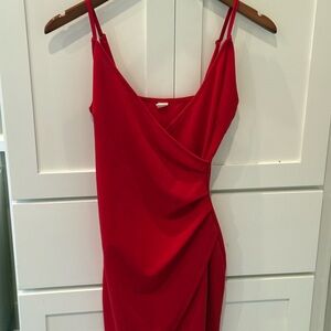 Elegant Red Women's Dress